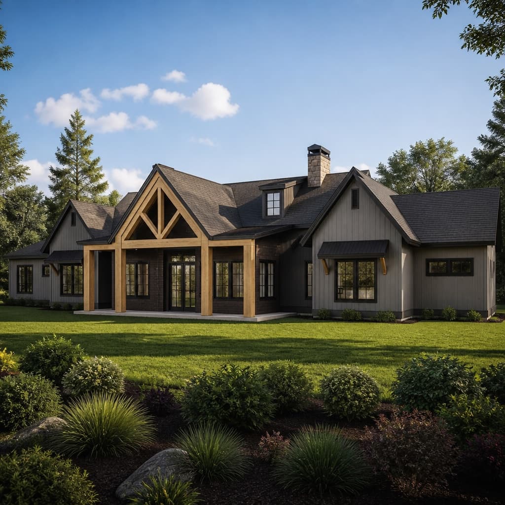 Custom modern home